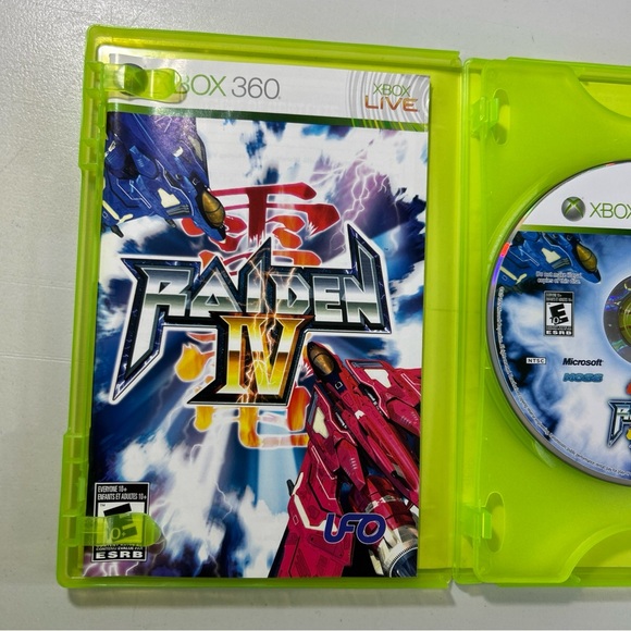Raiden IV 4 Collectors Edition Microsoft Xbox 360 Complete CIB W/ Soundtrack - Picture 3 of 13